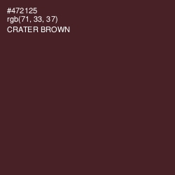 #472125 - Crater Brown Color Image